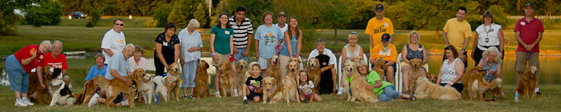 Happy golden retriever alumni dogs adopted from Golden Retriever Rescue Resource, serving the Ohio, Michigan and Indiana areas, surrounding Toledo Ohio.