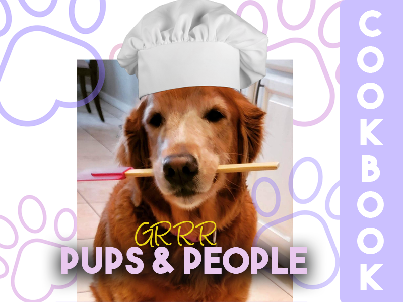 Pups and people cookbook to benefit Golden Retriever Rescue Resource